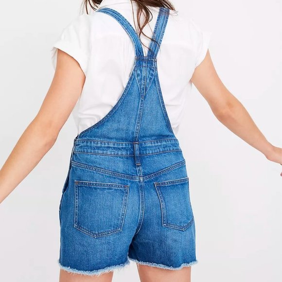 Madewell Short Overalls Shorteralls - Picture 5 of 11